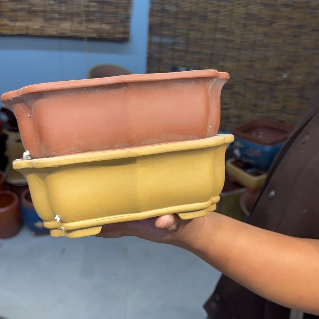 紫砂花盆瑕疵和瑕疵