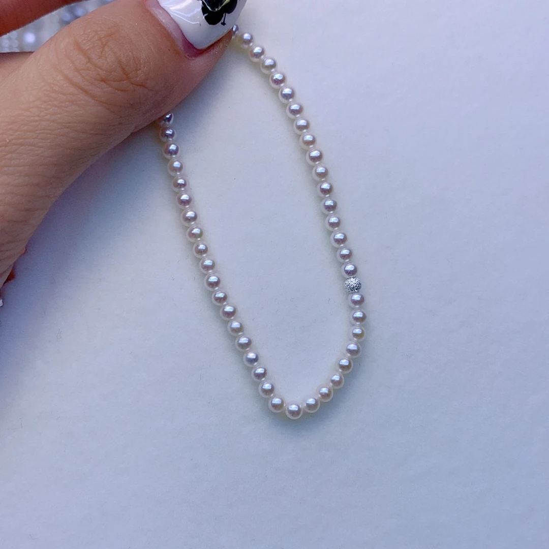 【闪购商品】银S925镶嵌手绳淡水珍珠
