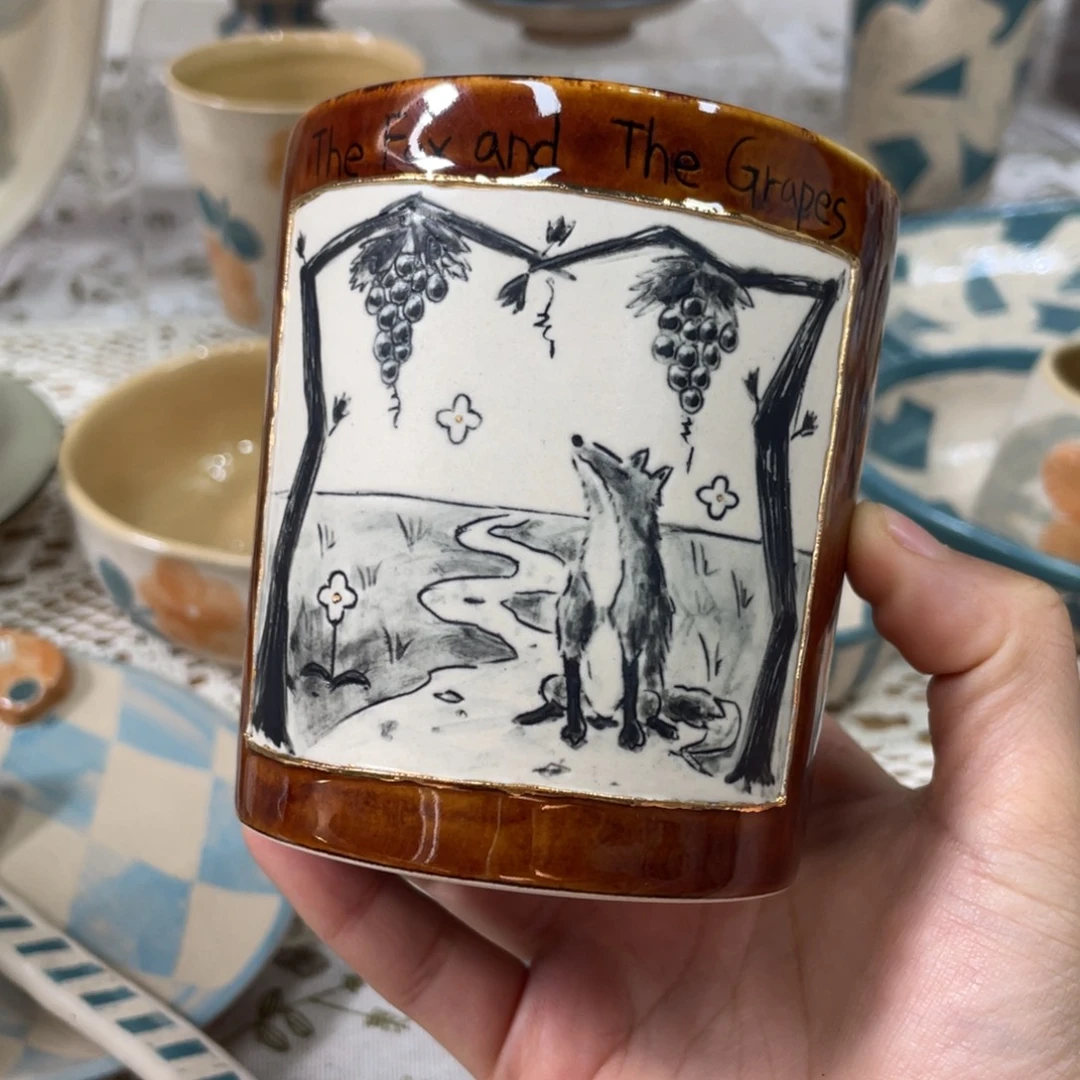 邪***子景德镇手工陶瓷杯