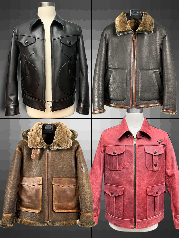 皮衣男款真皮福利单品直播间下单