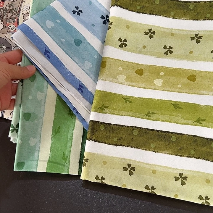 棉3米价纯棉平布1.1宽果子布艺3色各一米块
