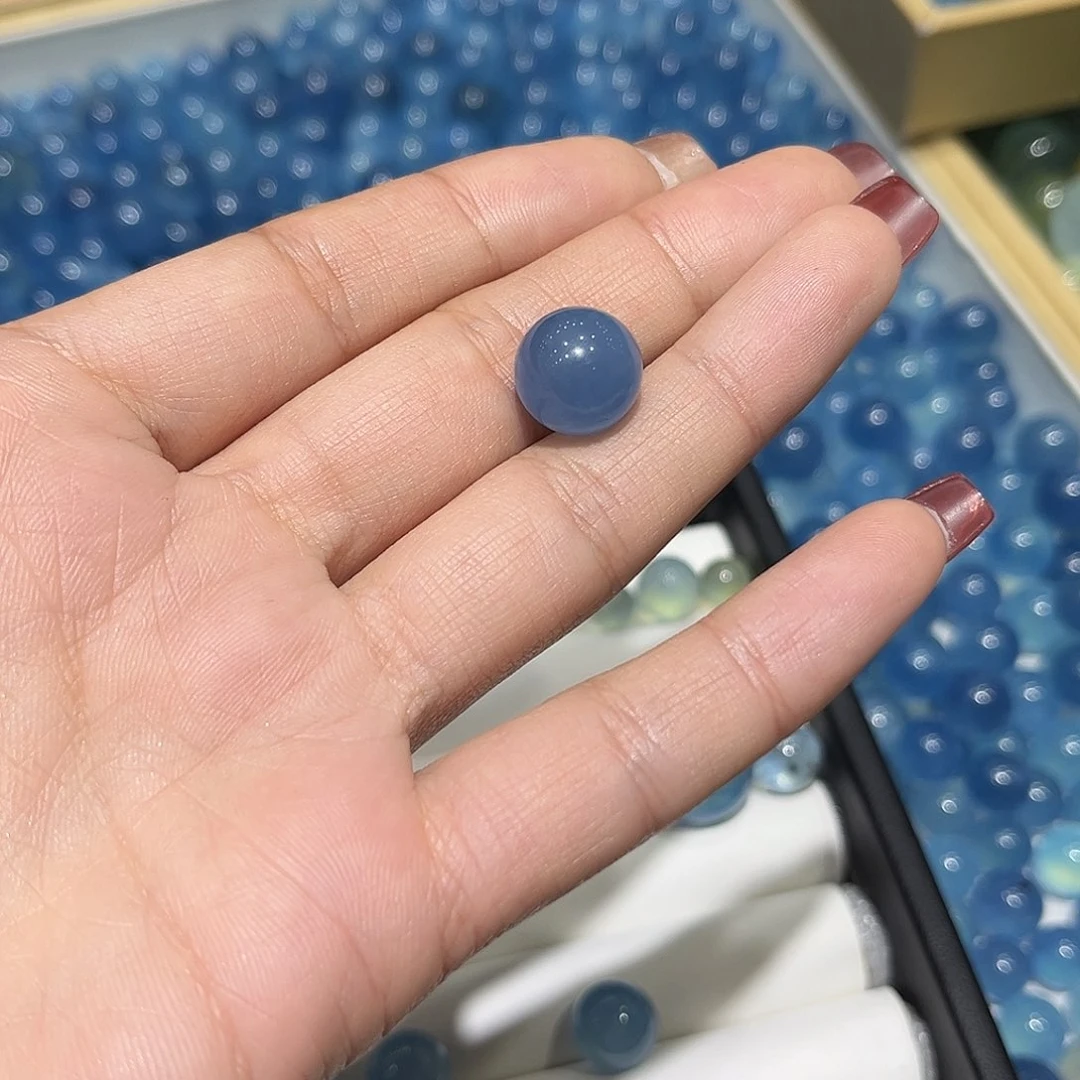 水晶手链未镶嵌?**仔海蓝1