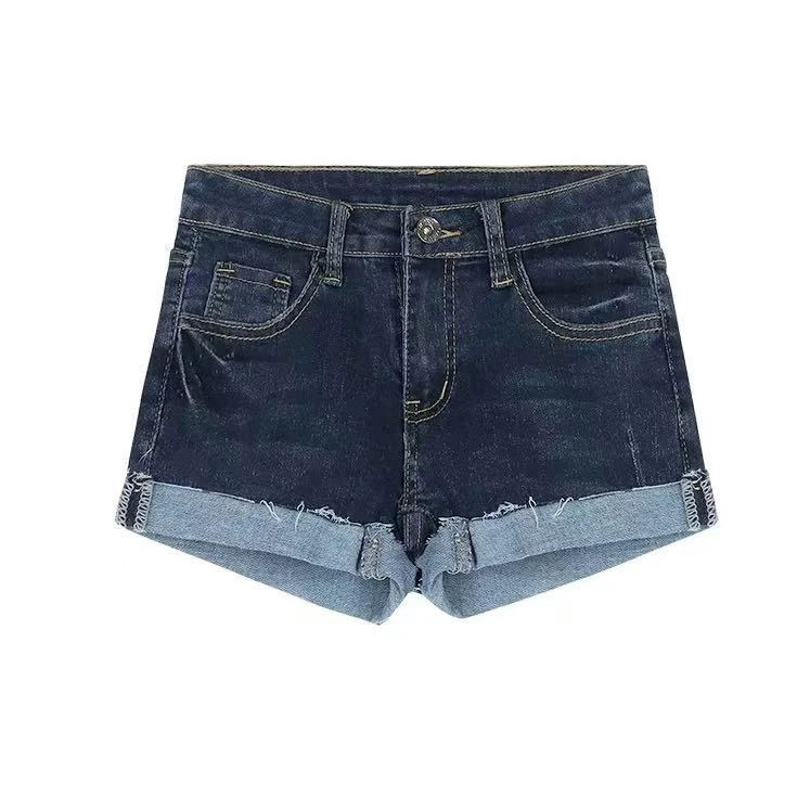 徐秋阳  超辣短裤  百搭时尚休闲设计感显瘦显腿长牛仔短裤N0100