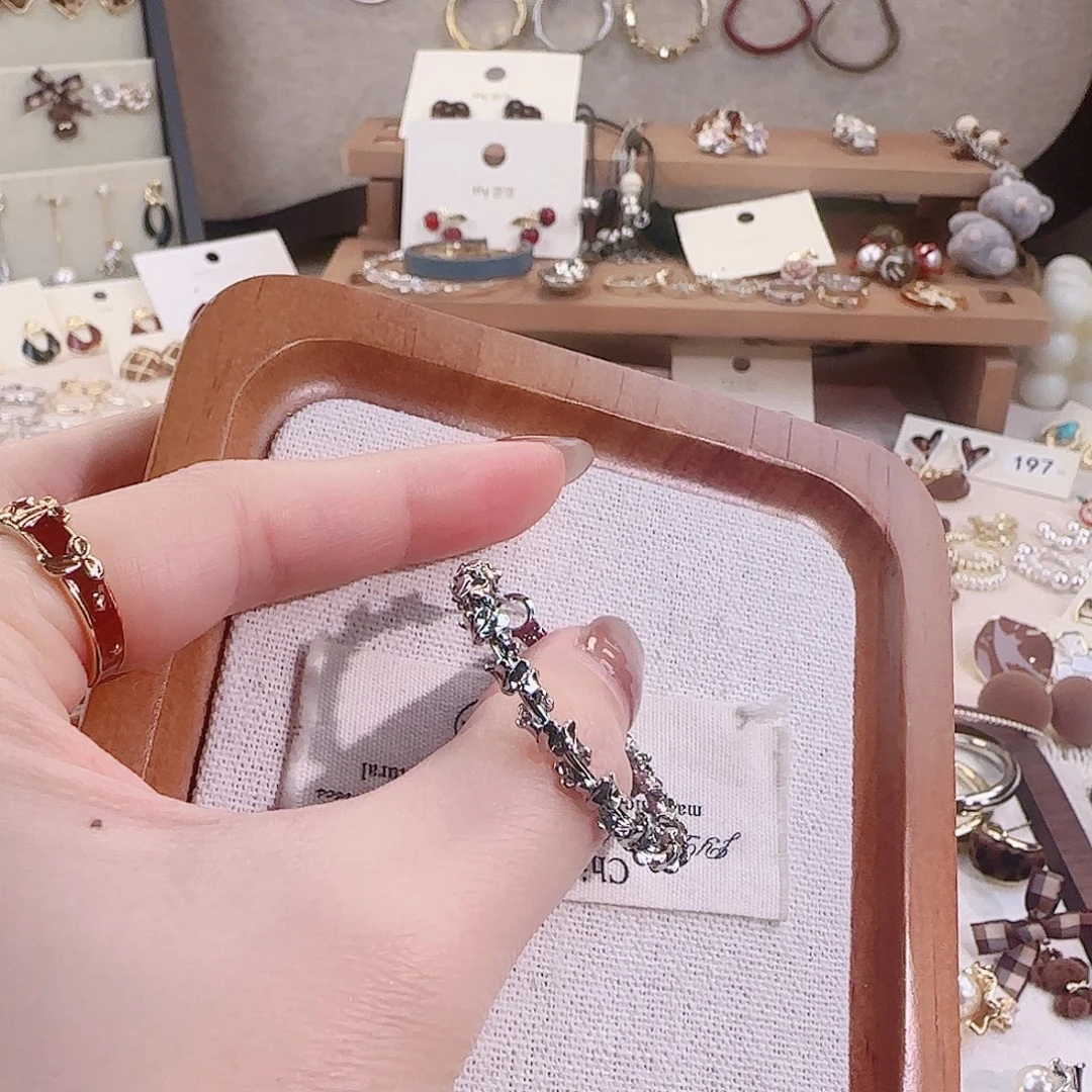 仿珍珠铜合金925银耳圈