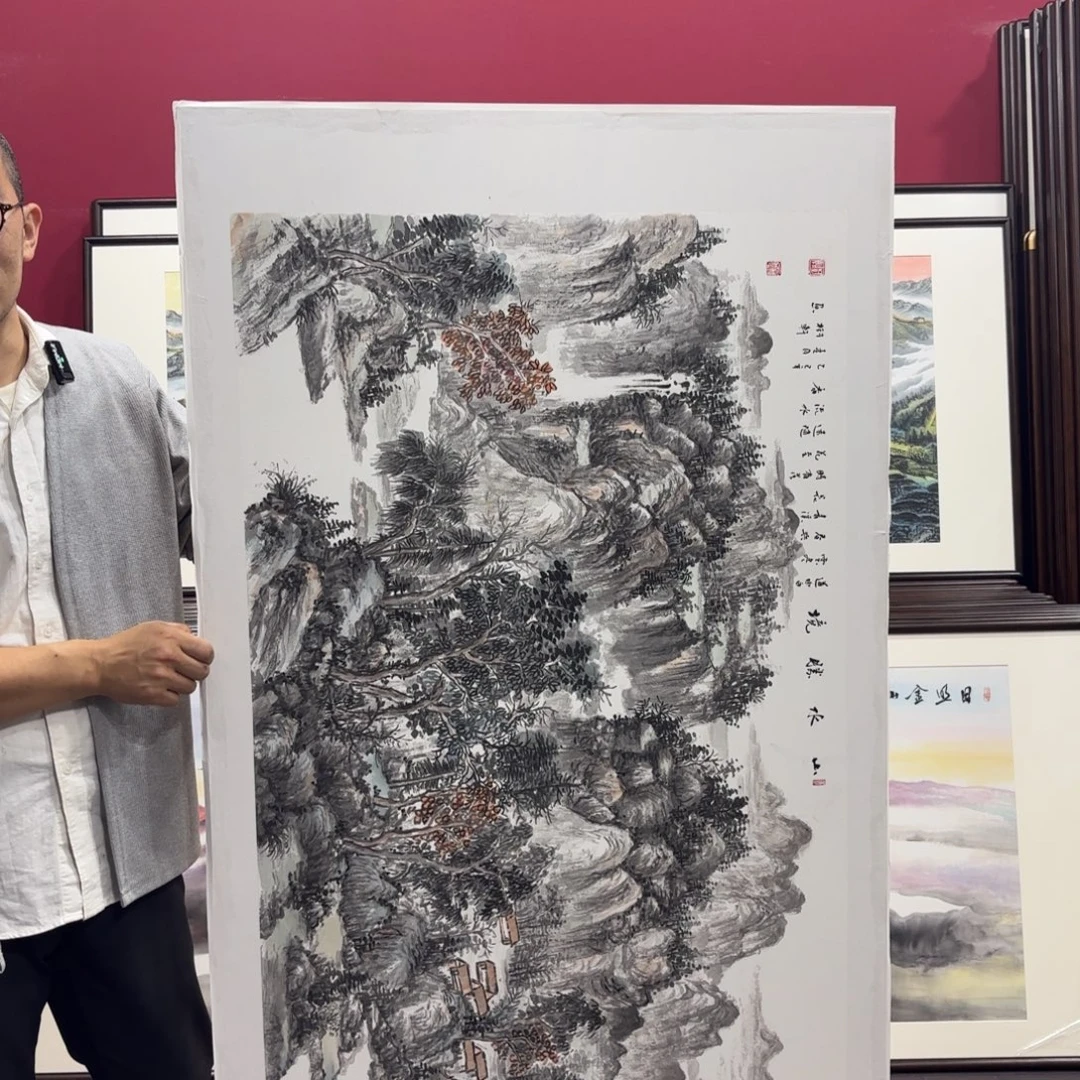 国画手绘作品160/80