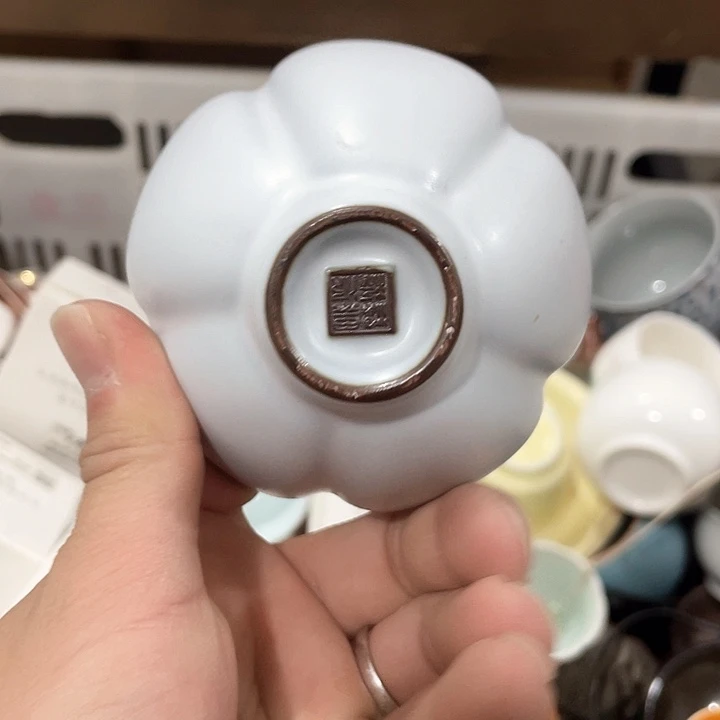 陶瓷茶具全部清清完回家过年