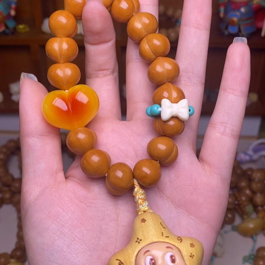 猴头核桃吊坠柯基屁桃➕星星人爱心蝴蝶结卡环新号补贴