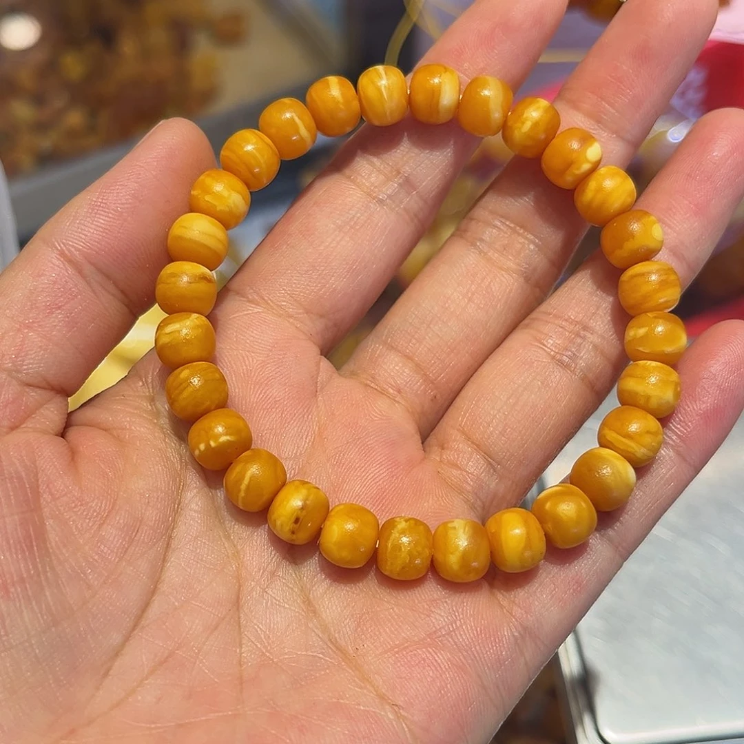 未镶嵌颈饰琥珀手串