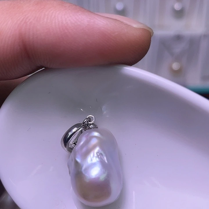 颈饰合金淡水珍珠08