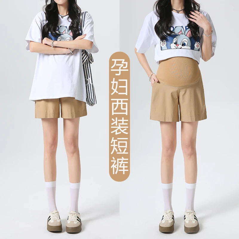 孕妇短裤夏季薄款孕妇裤子外穿时尚款宽松安全裤打底裤孕妇装夏装
