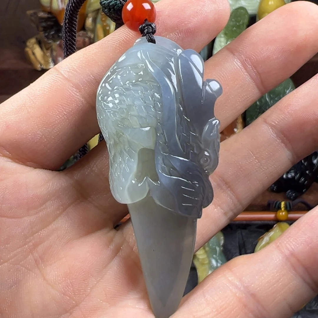 岫玉未镶嵌手把件天然岫玉