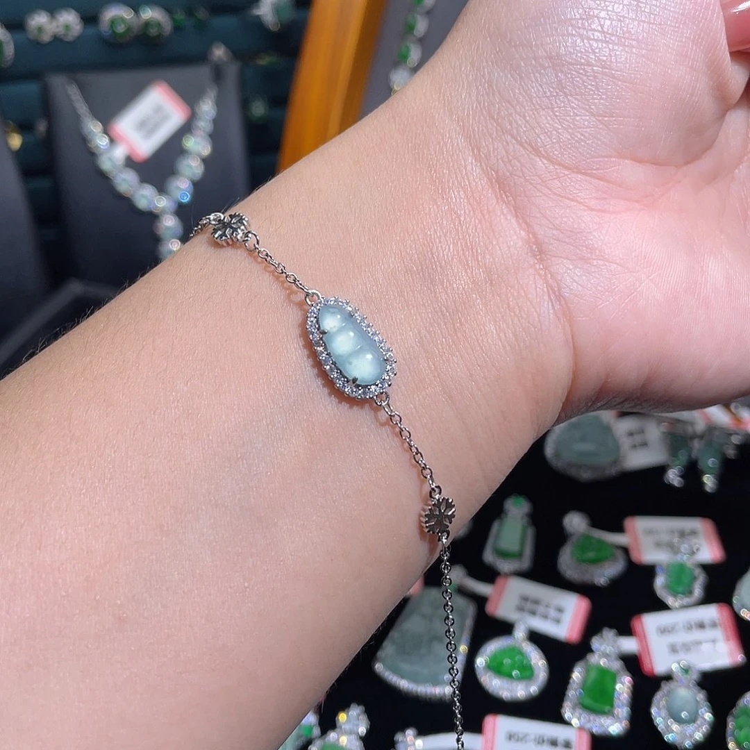 未镶嵌手链翡翠手链