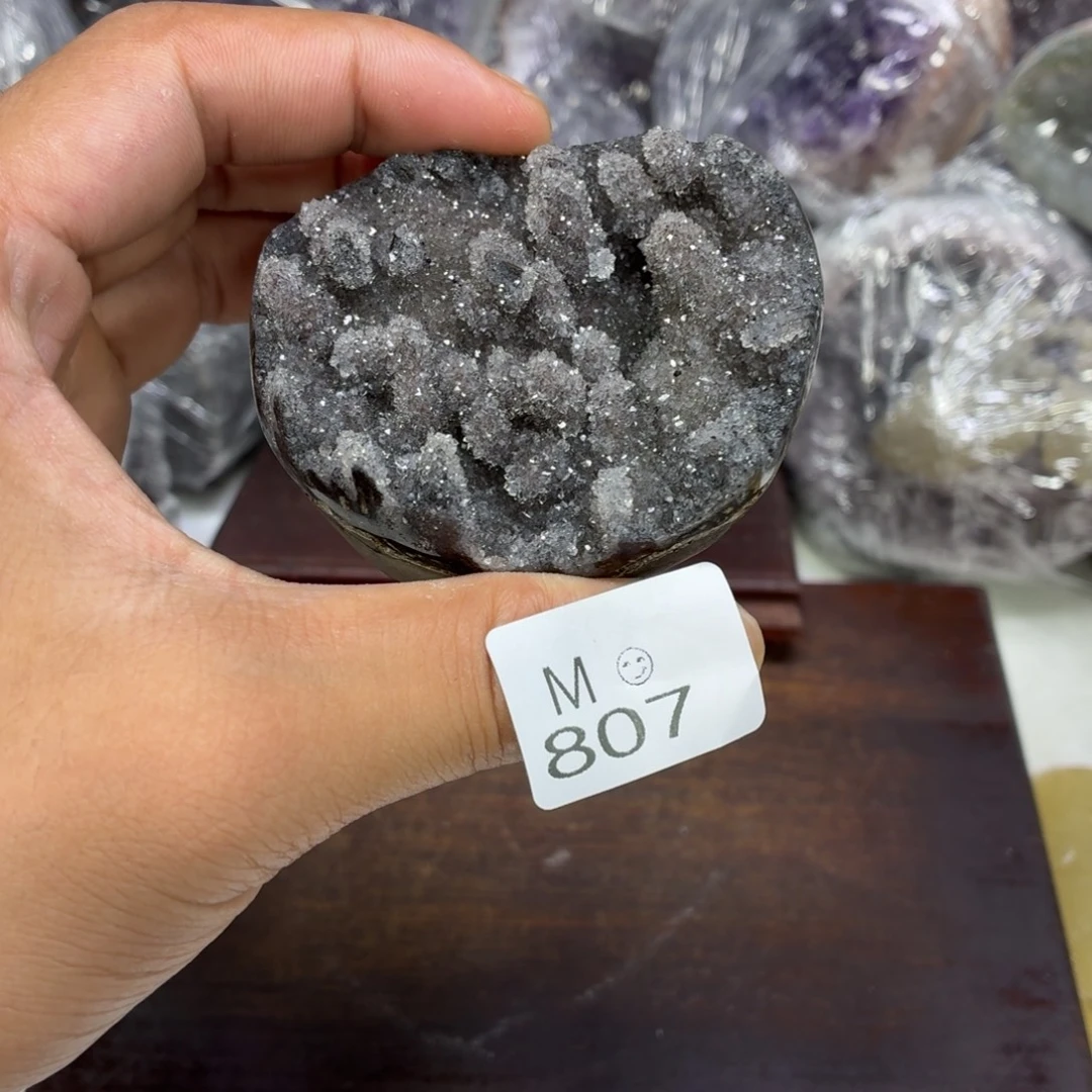 紫晶摆件未镶嵌水晶