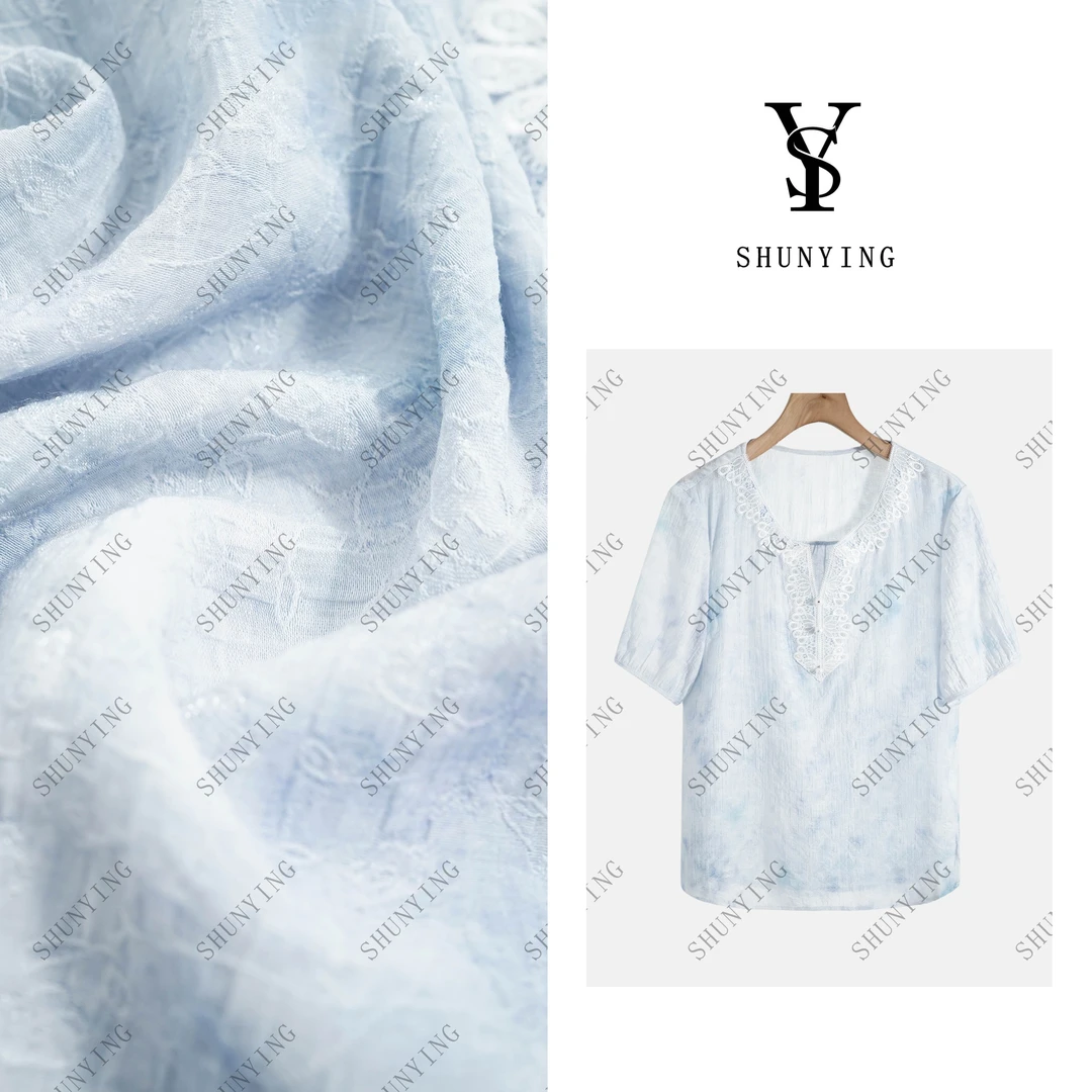 【仟娜】气质又减龄~法式气质时尚设计感蕾丝拼接小衫SY72C5693