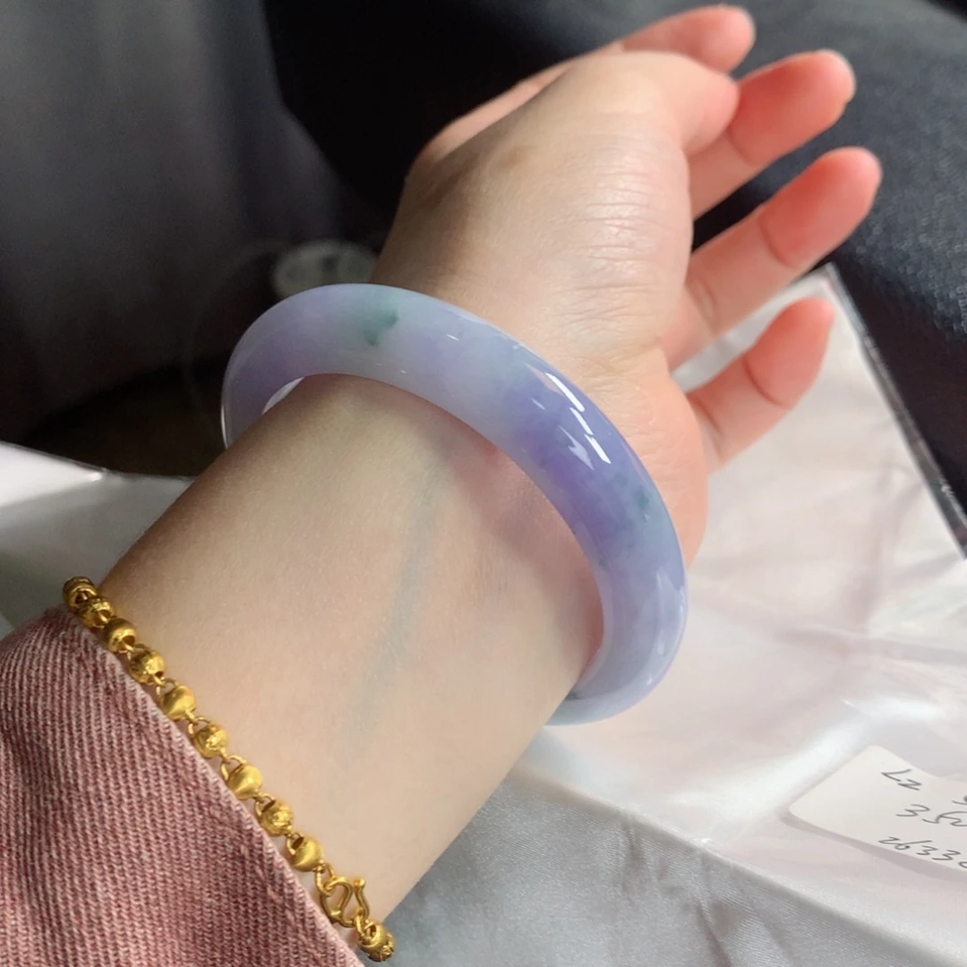 未镶嵌手镯翡翠缅甸天然翡翠手镯57