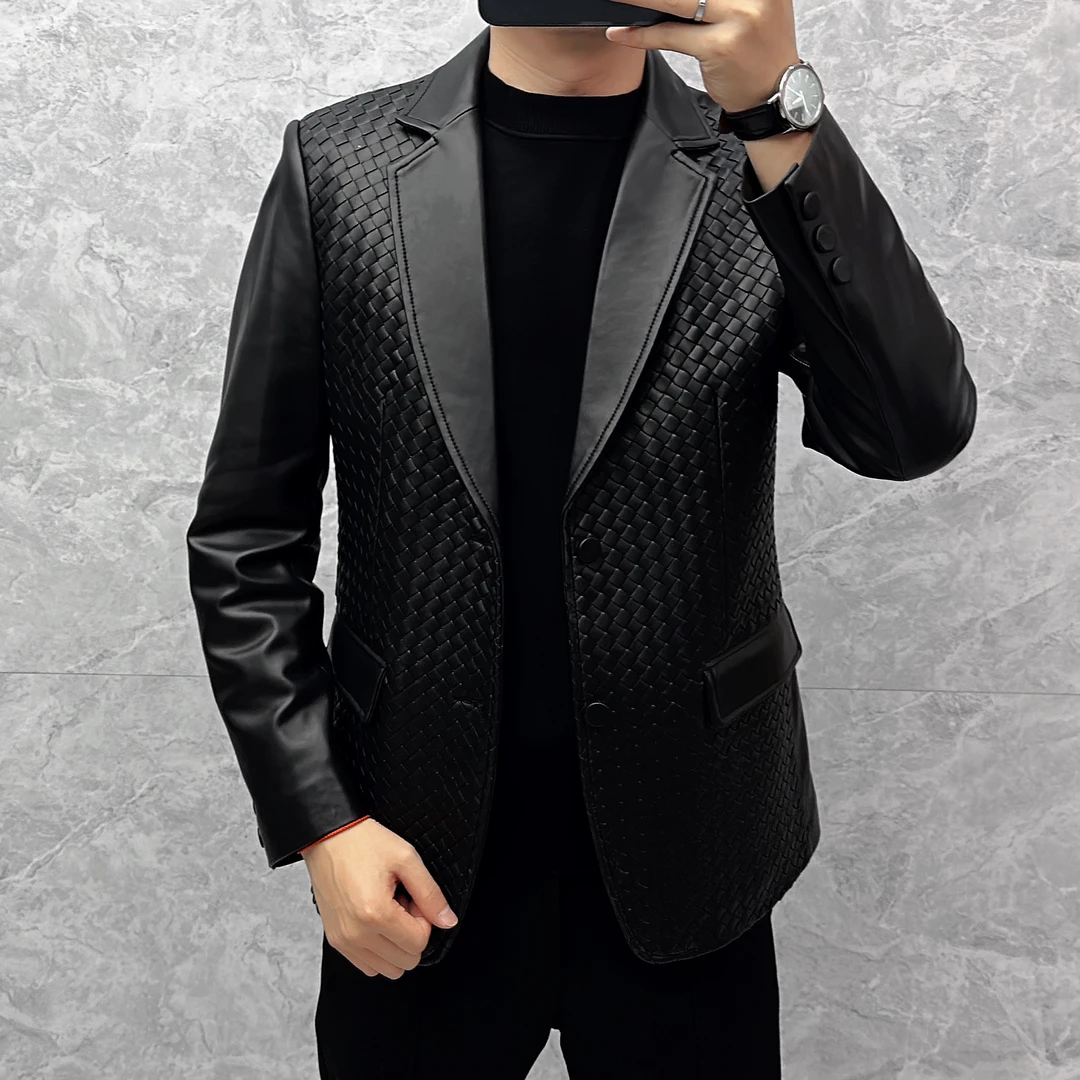 25秋季新款韩版修身男士高端定制欧货轻奢时尚西服外套西装上衣