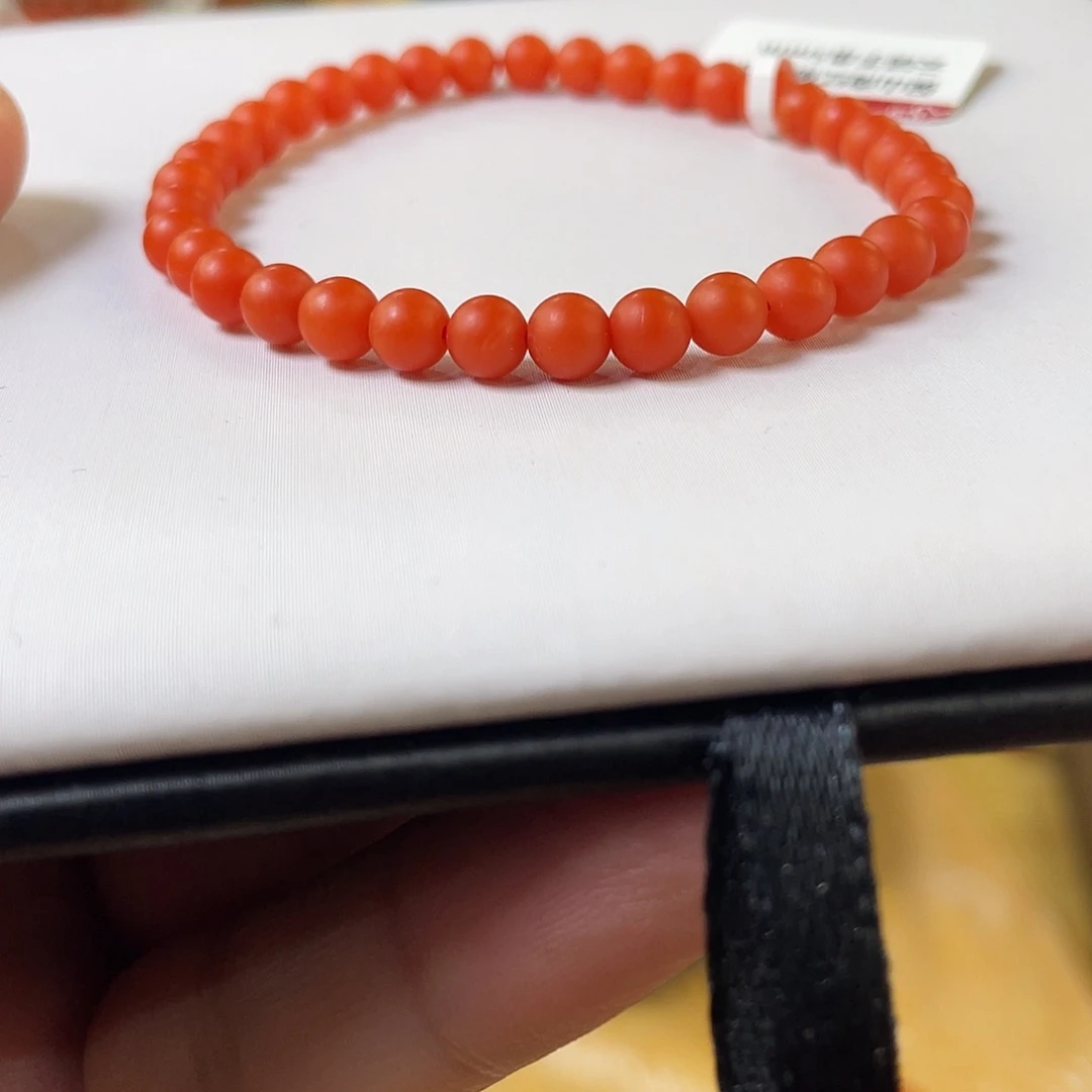 南红玛瑙未镶嵌手链5mm