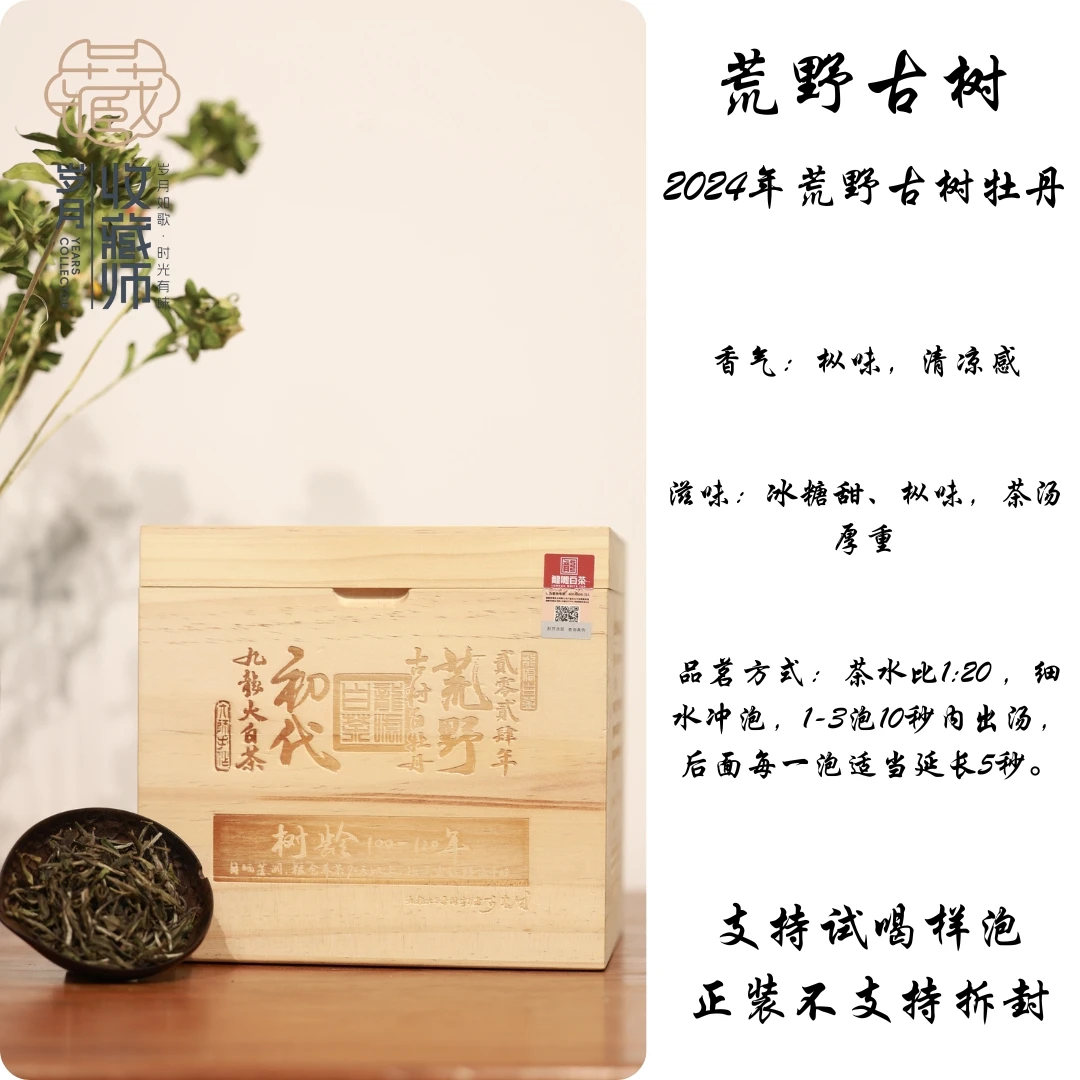 （静萱茶事）龙嘘2024年荒野古树牡丹250g