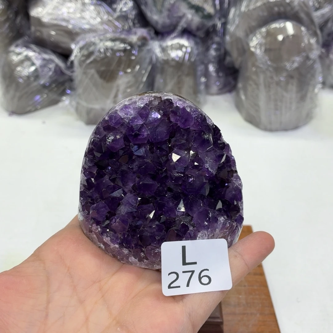 水晶摆件未镶嵌天然紫水晶