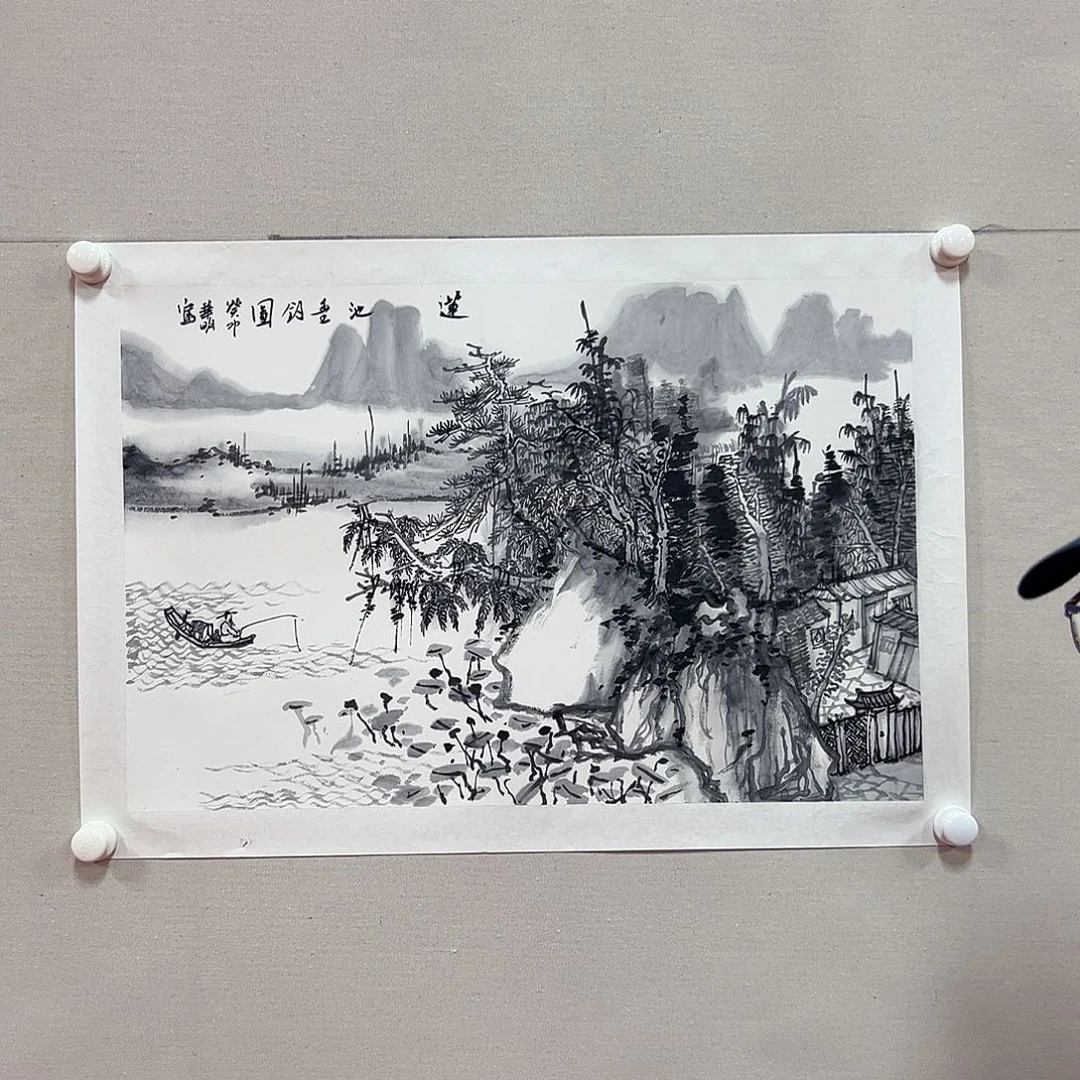 国画丁华明出版作品
