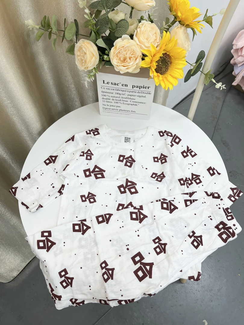 哈哈花型宝宝家居服