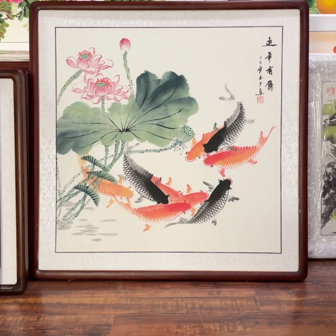 国画带框尺寸83*83厘米