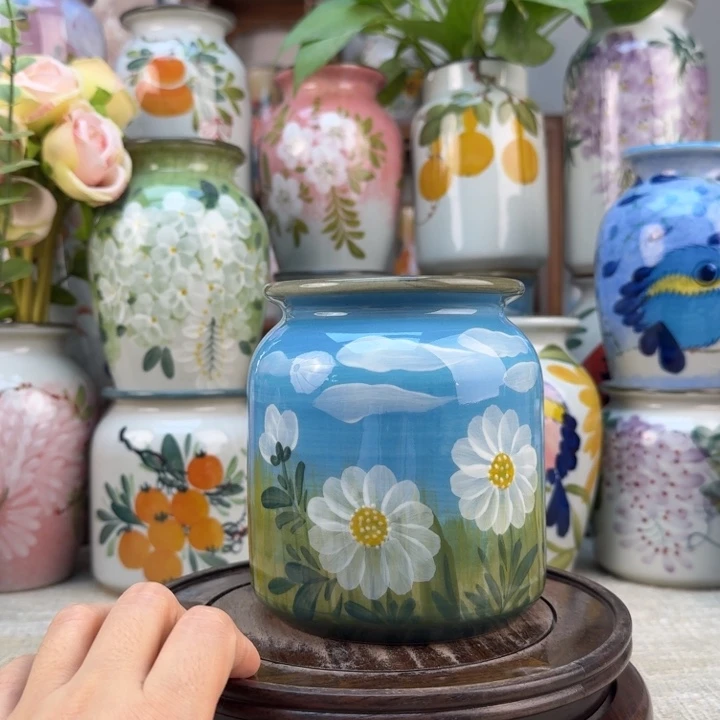 景德镇手绘花瓶花瓶56565665656565