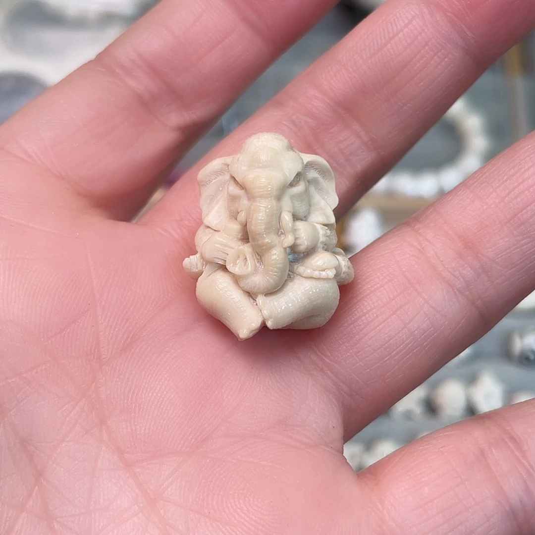 豆***咪猛犸象牙手串/手链/手镯四臂象神