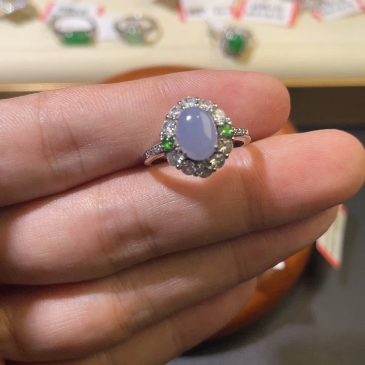 翡翠戒指未镶嵌戒指