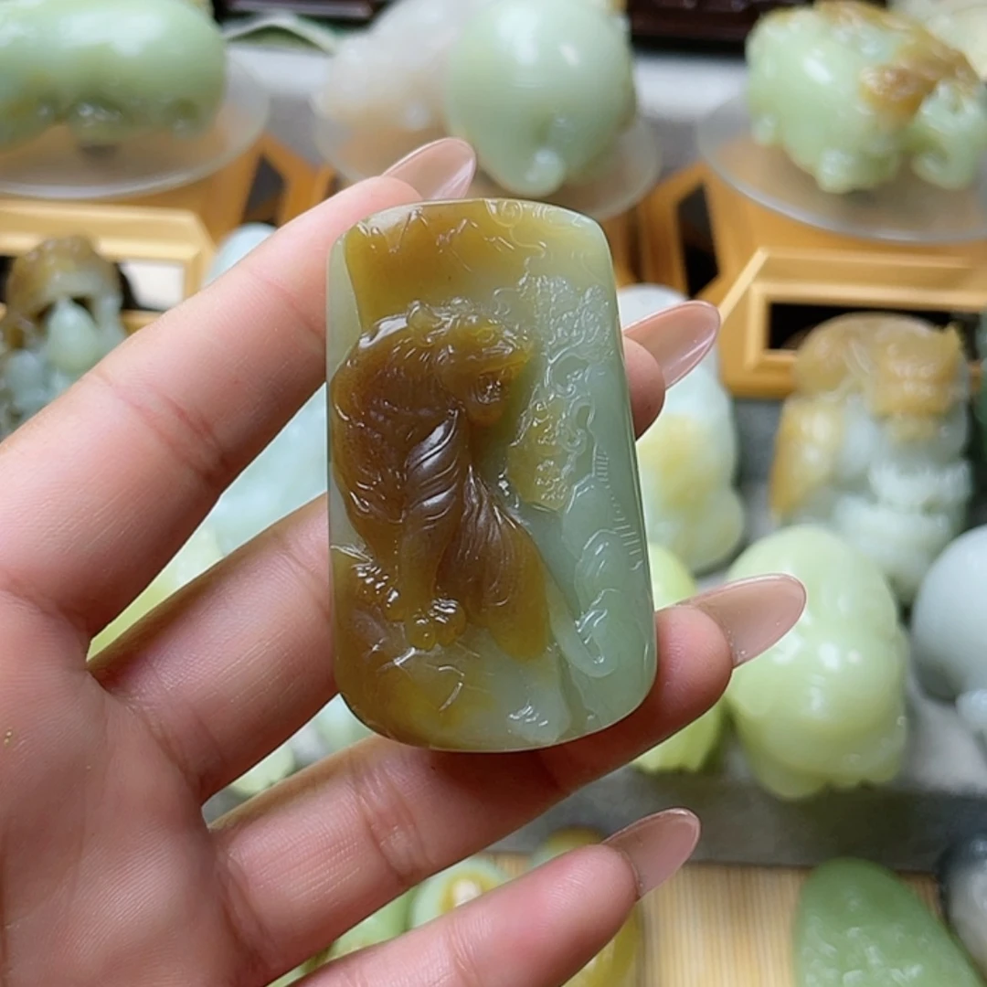 【闪购商品】未镶嵌和田玉挂件沐**风