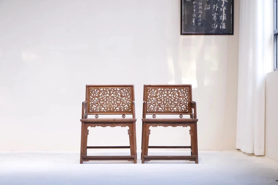 玫瑰椅一对，不包邮