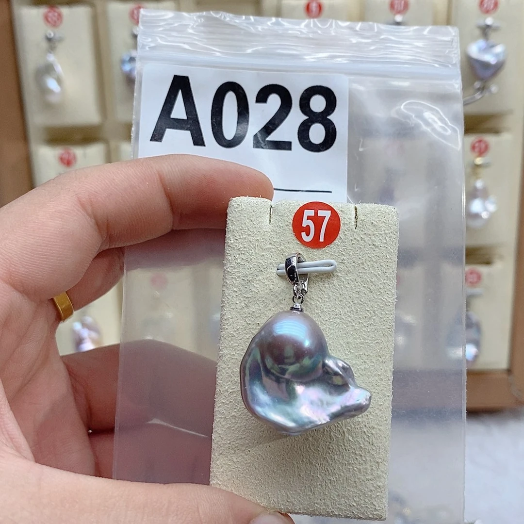 颈饰淡水珍珠银S925镶嵌