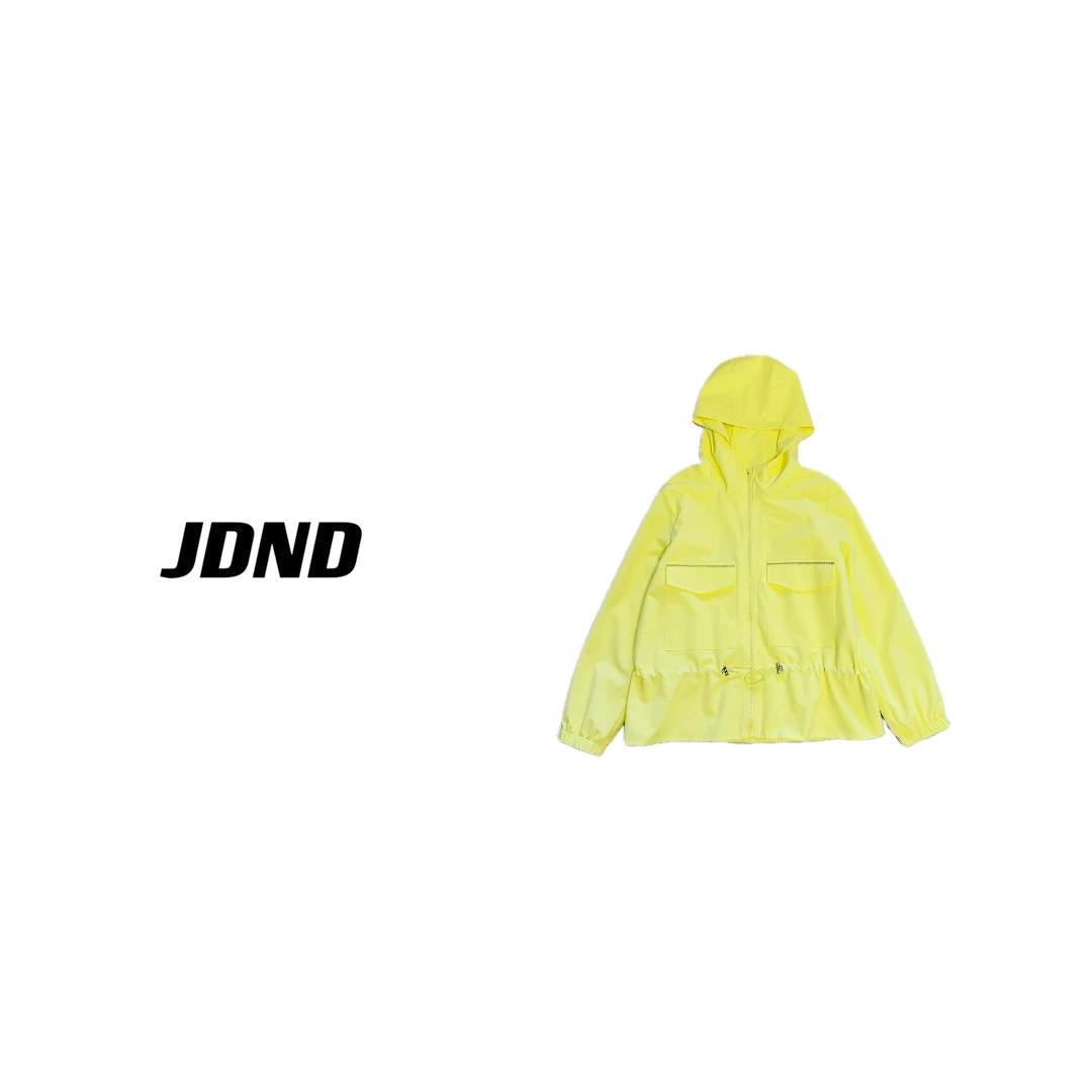 JDND轩羽【收腰冲锋衣】早春时尚收腰防晒风衣外套XY2483