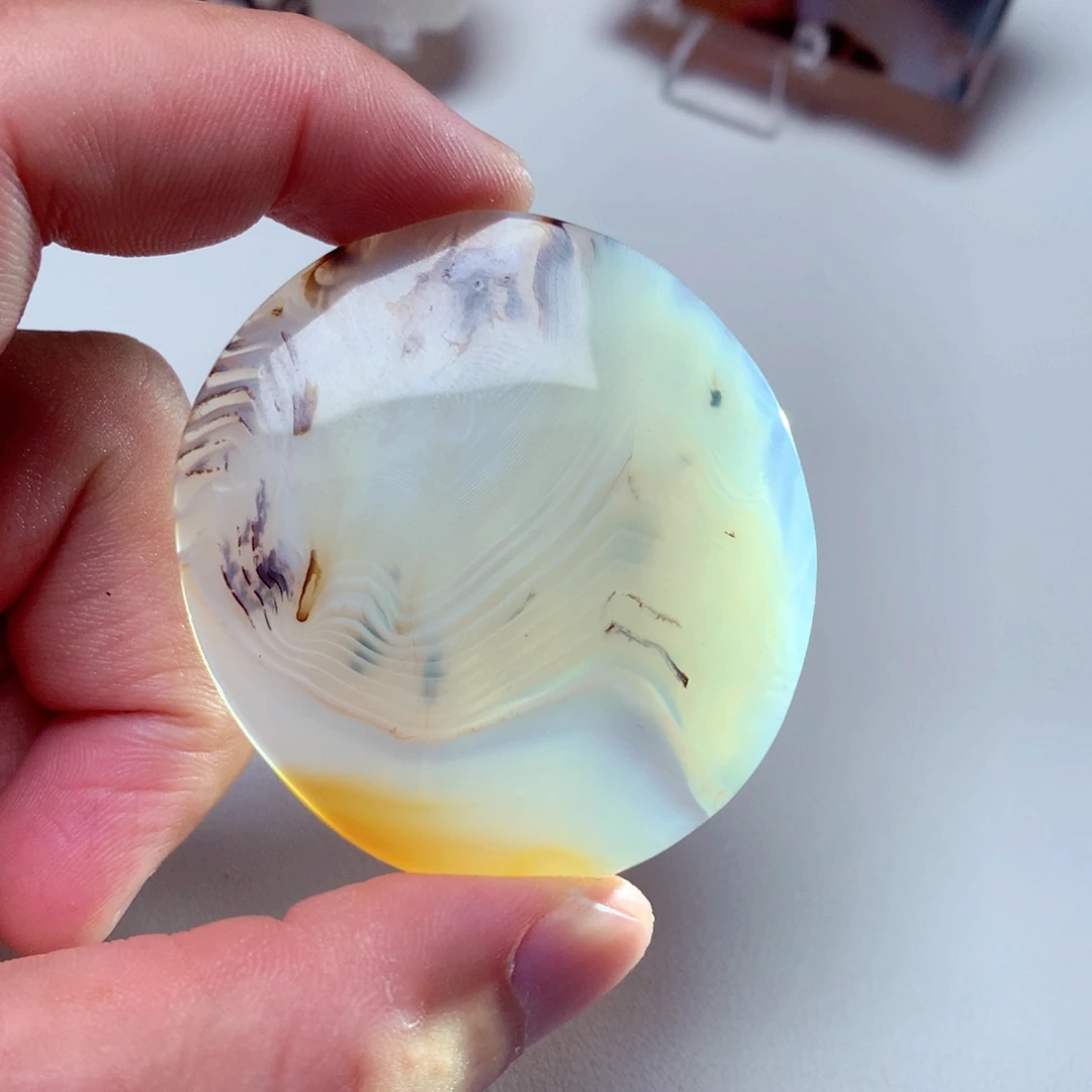 玛瑙/玉髓吊坠(不含链)未镶嵌月***狼