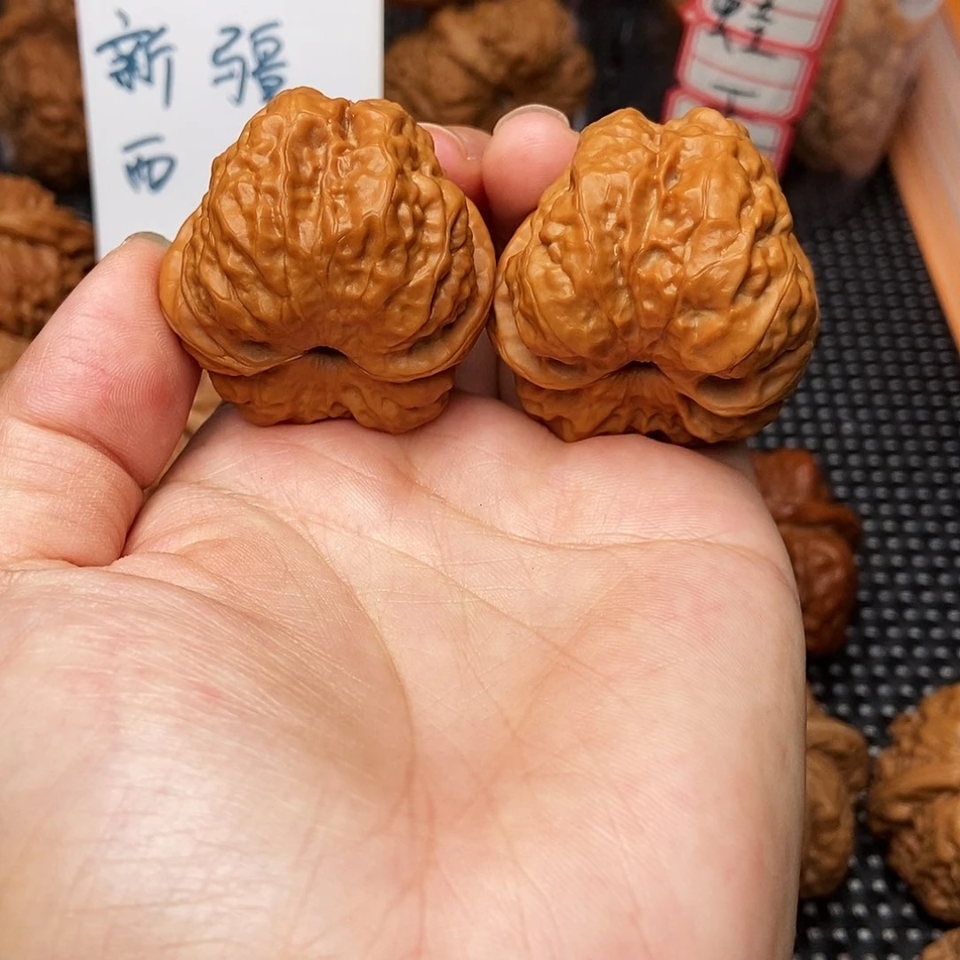 文玩核桃吊坠雨****2蛤蟆全品无修38