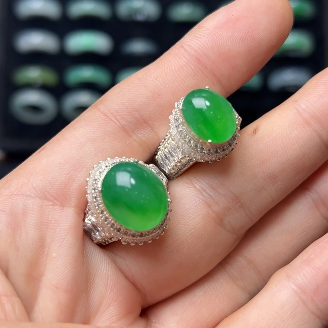 定制翡翠未镶嵌蛋面