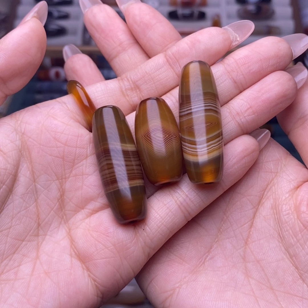 抖***抖玛瑙/玉髓未镶嵌吊坠(不含链)