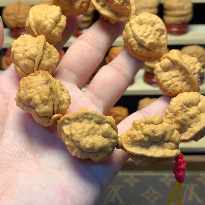 文玩核桃把件羊头