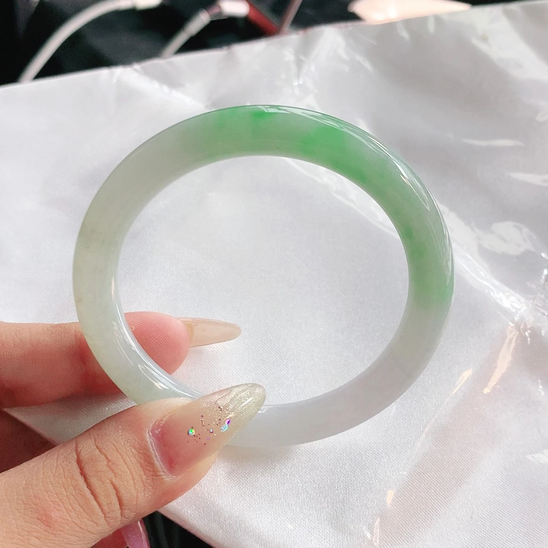 未镶嵌手镯翡翠55圈1252
