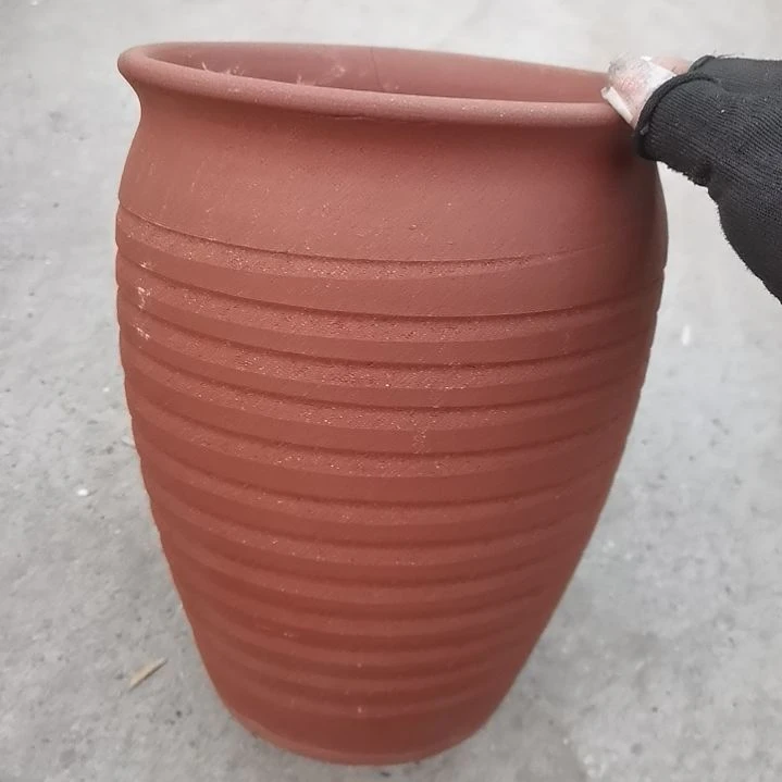 红陶20/27瑕疵底部烧裂