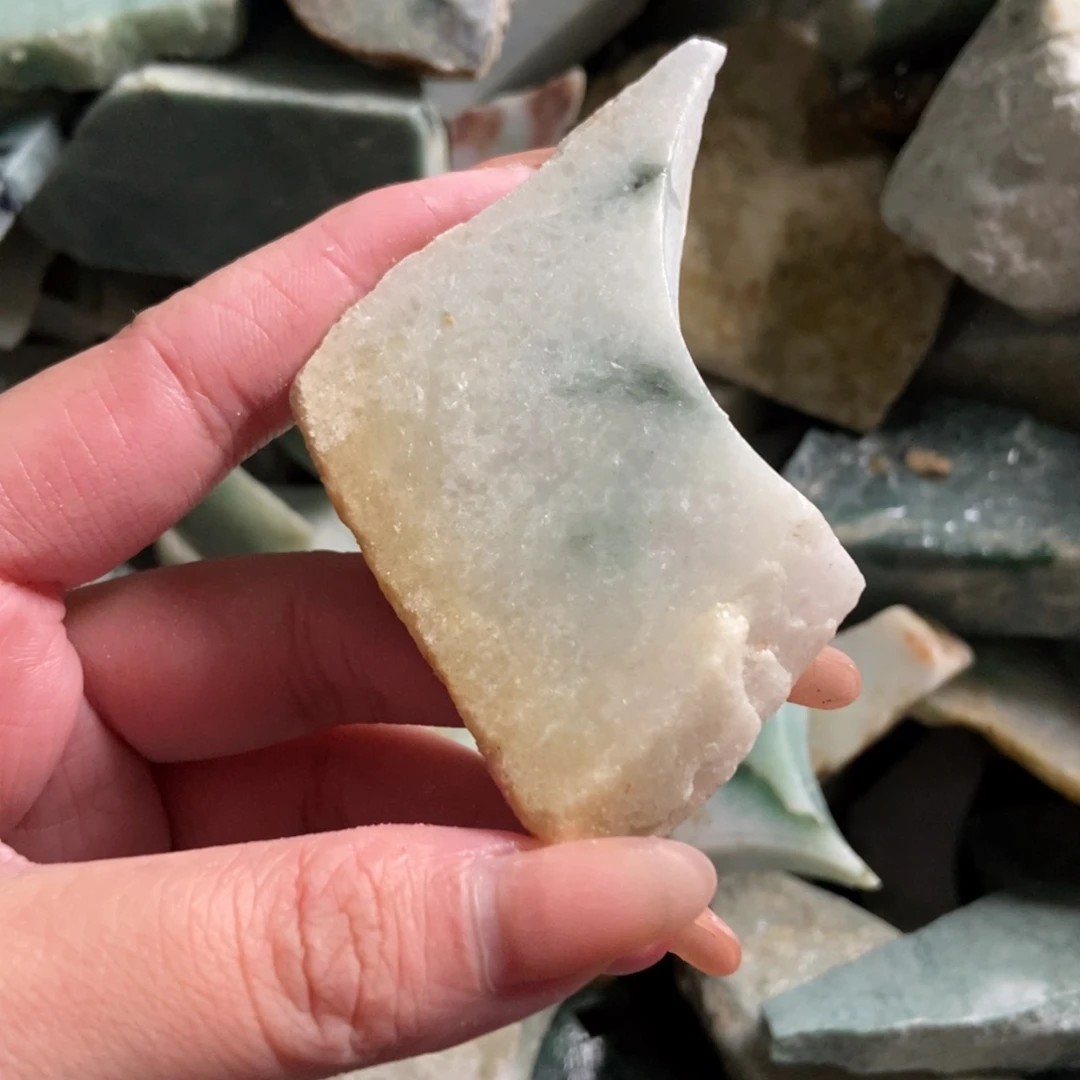 翡翠未镶嵌挂件天然翡翠