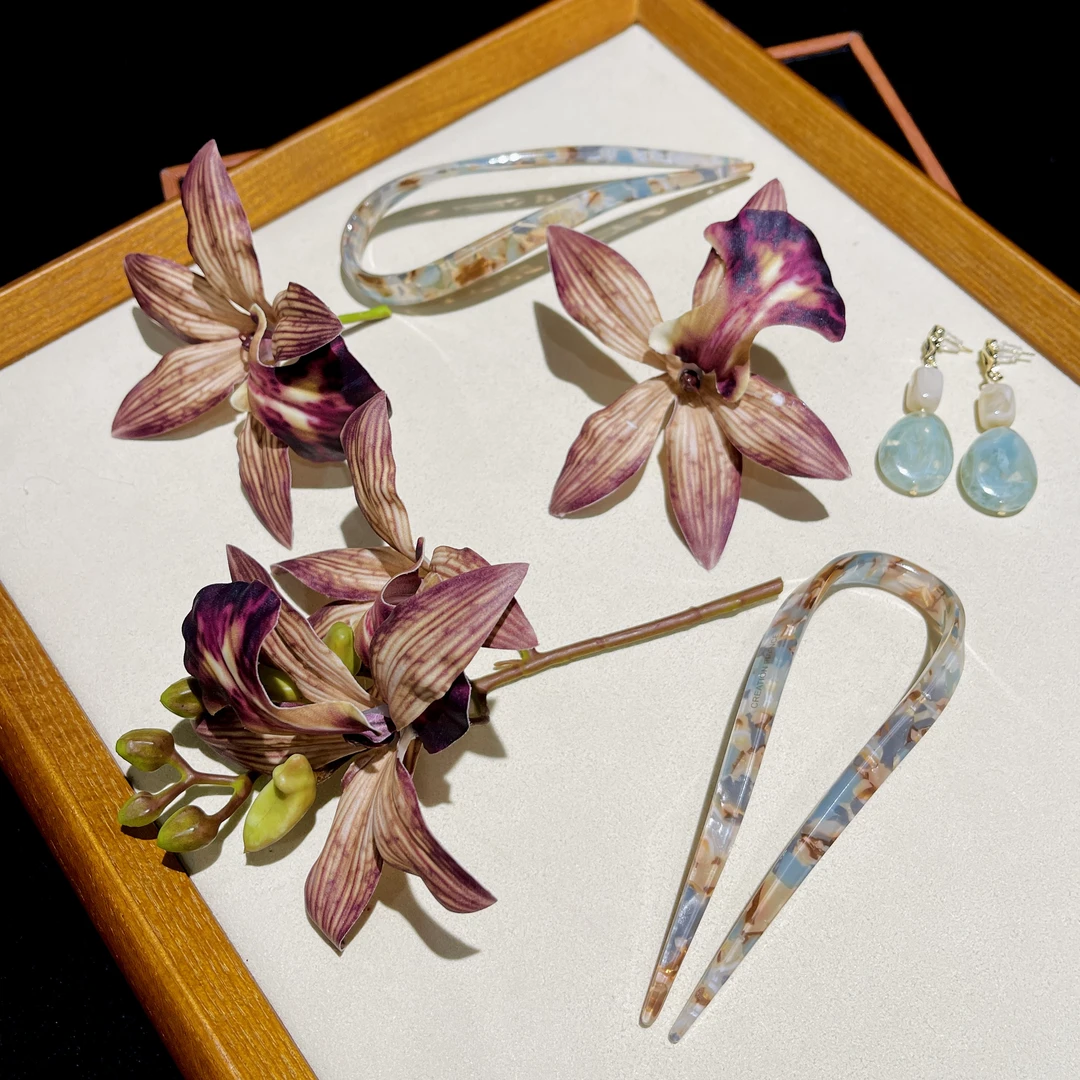 造型新娘头饰中式头花发簪耳环晨袍发饰礼服旗袍秀禾敬酒饰品拍照