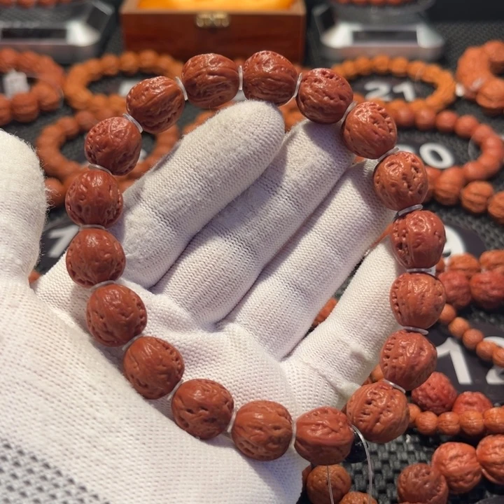 文玩核桃手串心****处核桃手串1.4尺寸全品