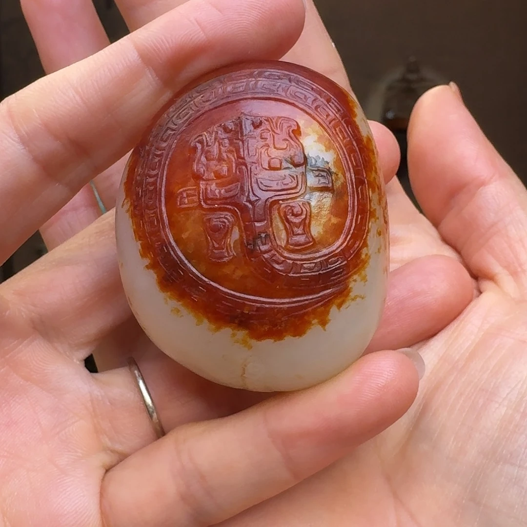 和田玉儒家金玉未镶嵌@*