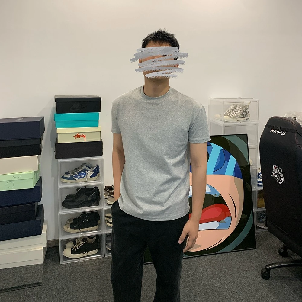 250g速干运动T恤上衣凉感高索罗娜健身显壮短袖美式男高街夏季