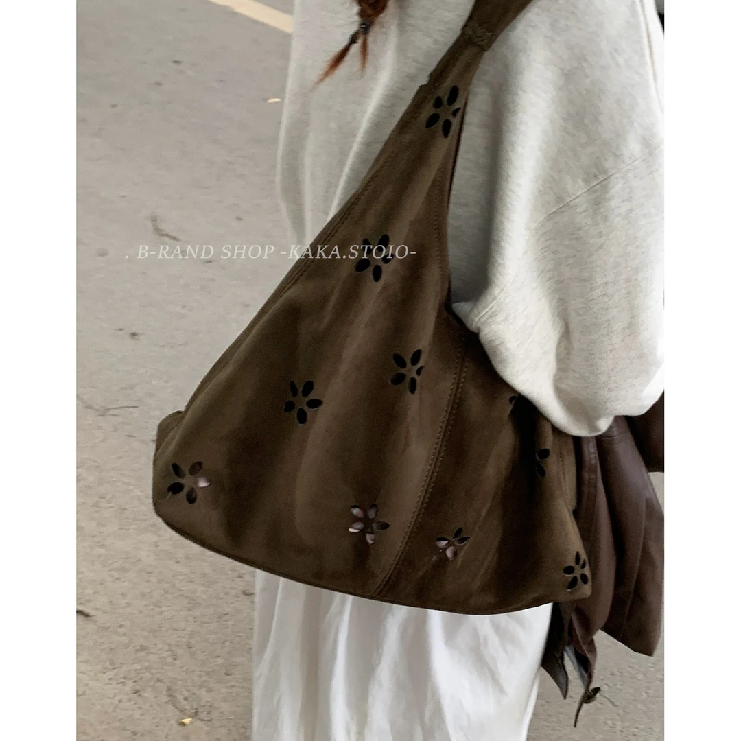 韩系腋下包包女款爆款2025新款秋冬复古大容量单肩包通勤托特包