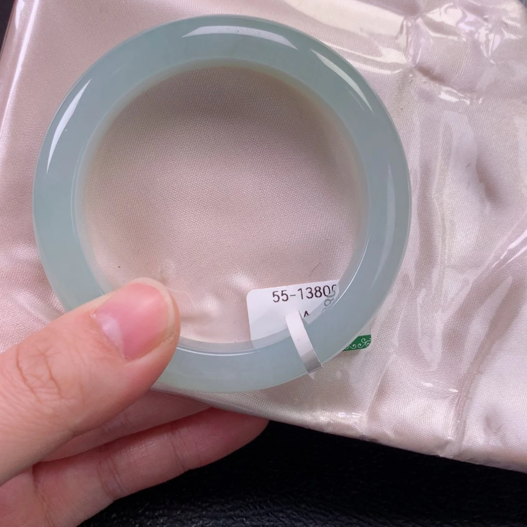 未镶嵌手镯翡翠缅甸天然翡翠手镯5556