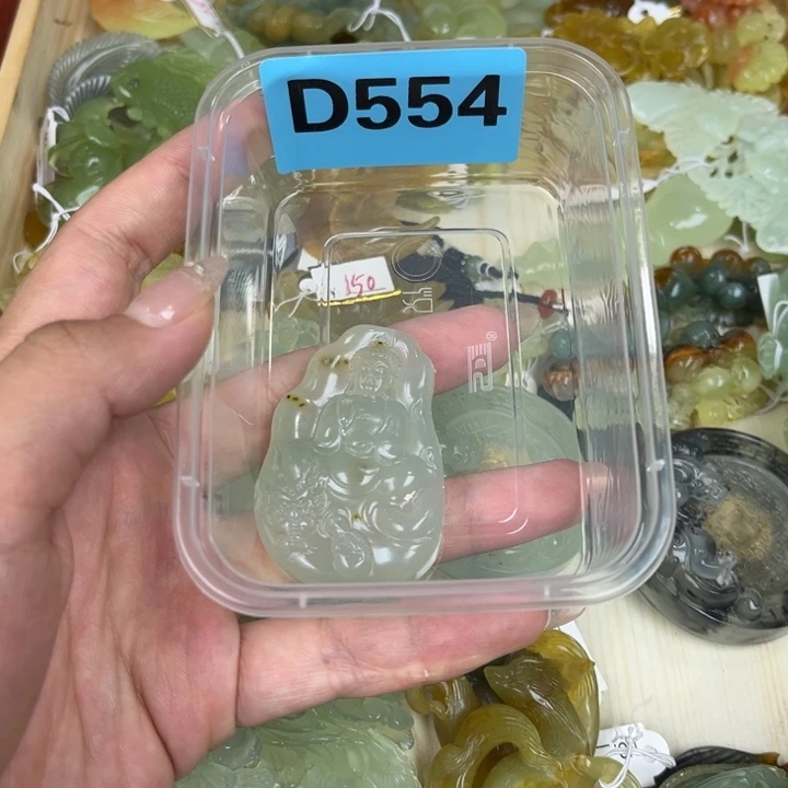 蛇纹石玉足银镀金镶嵌颈饰