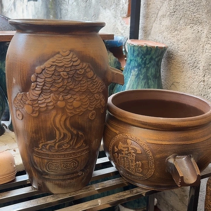 粗陶口径21/40，27/20进水口2.5厘米