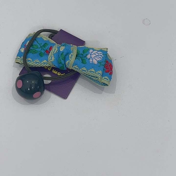 铁合金蓝色蝴蝶结一个